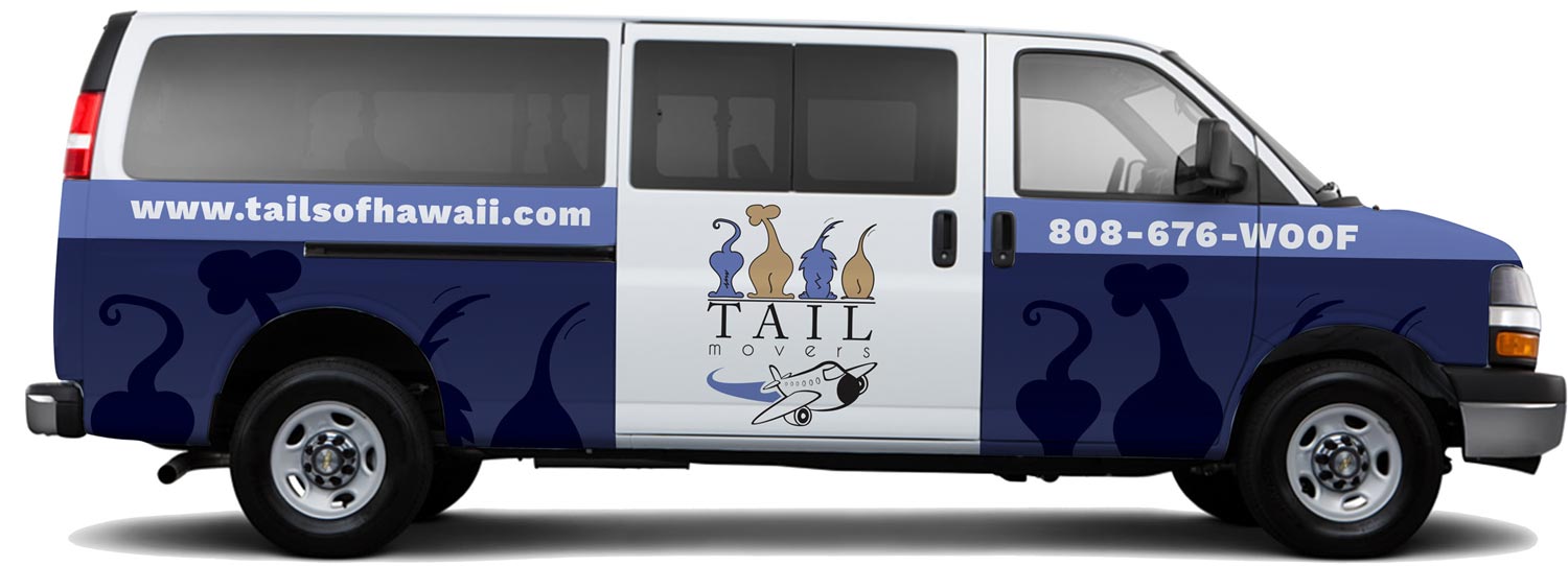 image of Tails of Hawaii transport van